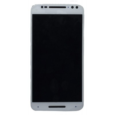 Lcd With Touch Screen For Motorola Moto X Style 32gb White By - Maxbhi Com