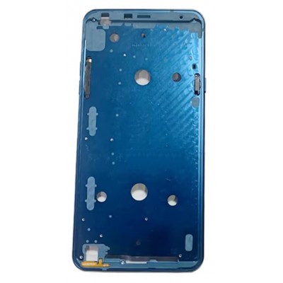 Lcd Frame Middle Chassis For Lg Q Stylus Blue By - Maxbhi Com