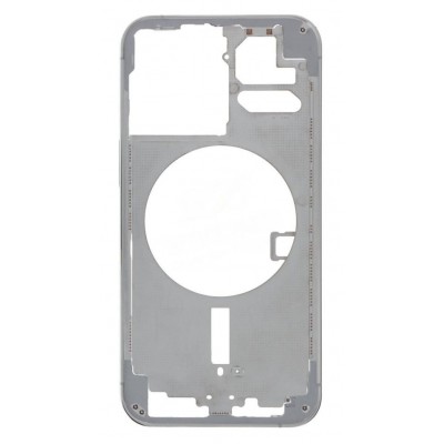 Lcd Frame Middle Chassis For Apple Iphone 13 Pro White By - Maxbhi Com