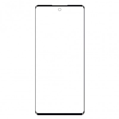 Replacement Front Glass For Infinix Zero 40 5g Black By - Maxbhi Com