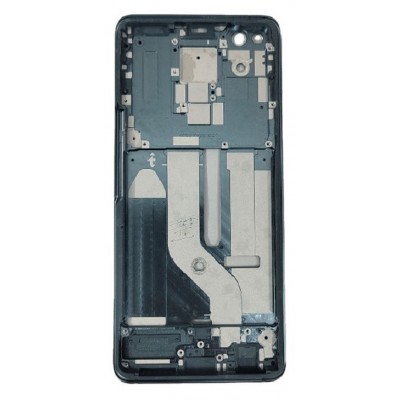 Lcd Frame Middle Chassis For Tecno Phantom X Black By - Maxbhi Com