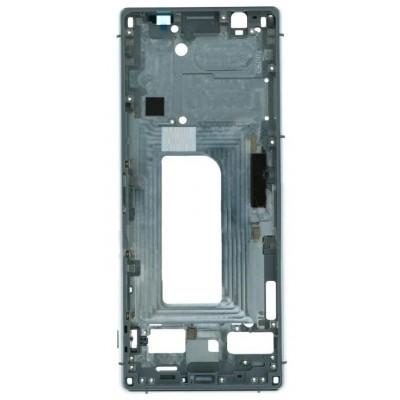 Lcd Frame Middle Chassis For Sony Xperia 5 White By - Maxbhi Com