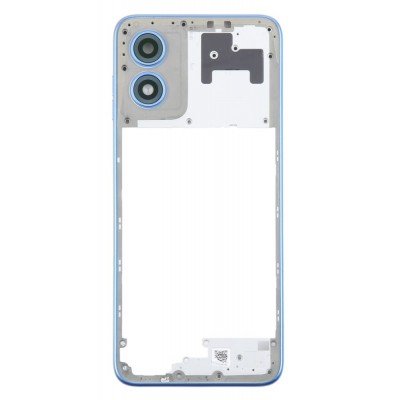 Middle Frame Ring Only For Motorola Moto G Play 2024 Blue By - Maxbhi Com
