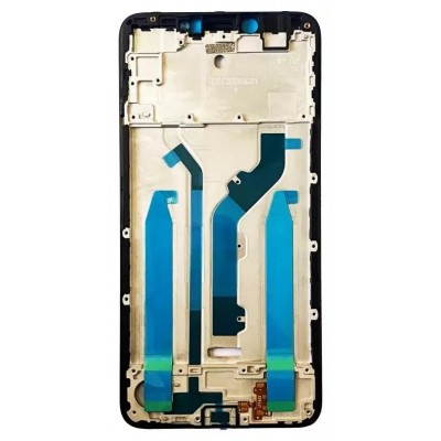 Lcd Frame Middle Chassis For Tecno Spark 3 White By - Maxbhi Com