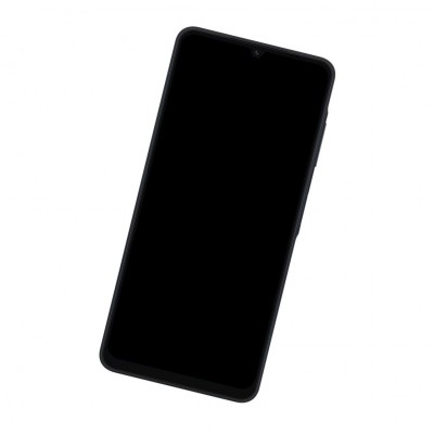 Camera Lens Glass with Frame for Samsung Galaxy A06 Black