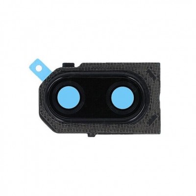 Camera Lens Glass With Frame For Honor 9 Lite Black By - Maxbhi Com