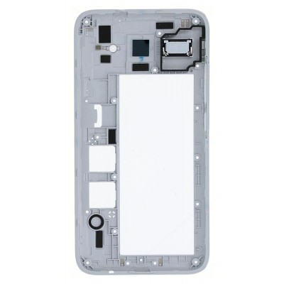 Lcd Frame Middle Chassis For Huawei Y3 2017 White By - Maxbhi Com
