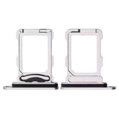 Sim Card Holder Tray For Apple Iphone 16 Pro Silver - Maxbhi Com
