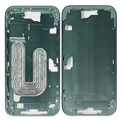 Lcd Frame Middle Chassis For Apple Iphone 16 Plus Green By - Maxbhi Com