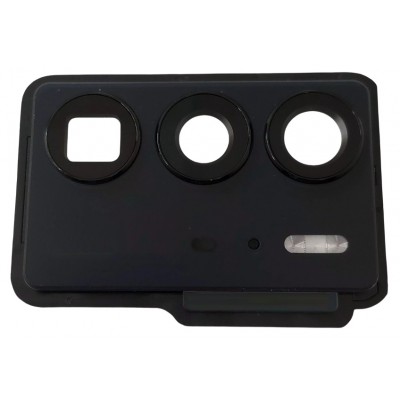 Camera Lens Glass With Frame For Zte Axon 40 Ultra Silver By - Maxbhi Com