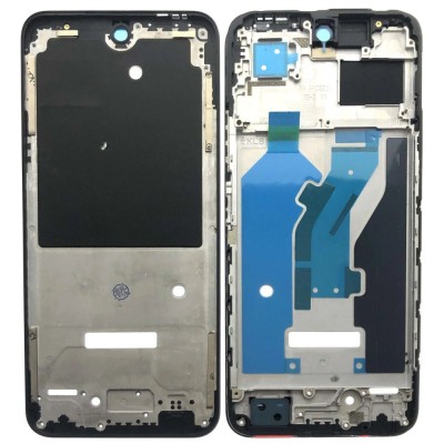 Lcd Frame Middle Chassis For Tecno Spark 30c 5g Black By - Maxbhi Com