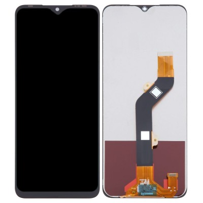 Lcd With Touch Screen For Itel P38 Pro Black By - Maxbhi Com