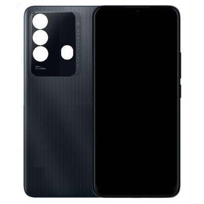 Back Panel Cover For Itel P38 Pro Black - Maxbhi Com