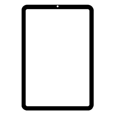 Replacement Front Glass For Apple Ipad Mini A17 Pro 2024 White By - Maxbhi Com