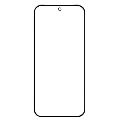 Replacement Front Glass For Google Pixel 9 Pro Black By - Maxbhi Com