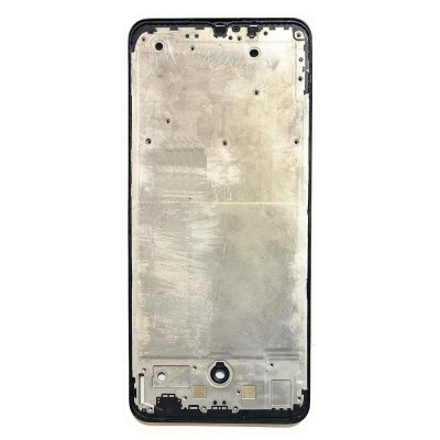 Lcd Frame Middle Chassis For Oppo F15 White By - Maxbhi Com