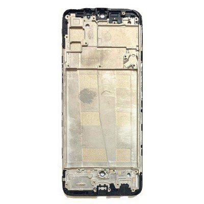 Lcd Frame Middle Chassis For Oppo F15 White By - Maxbhi Com
