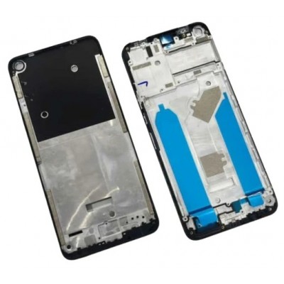 Lcd Frame Middle Chassis For Tecno Camon 18i Black By - Maxbhi Com