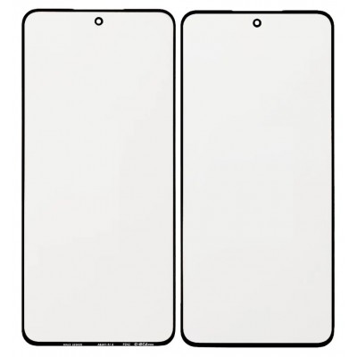 Replacement Front Glass For Realme Gt3 Black By - Maxbhi Com