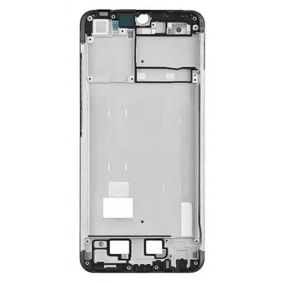 Lcd Frame Middle Chassis For Vivo Y1s Black By - Maxbhi Com