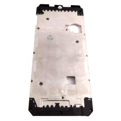 Lcd Frame Middle Chassis For Oukitel Wp28 White By - Maxbhi Com