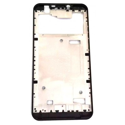 Lcd Frame Middle Chassis For Oukitel C12 Pro Purple By - Maxbhi Com