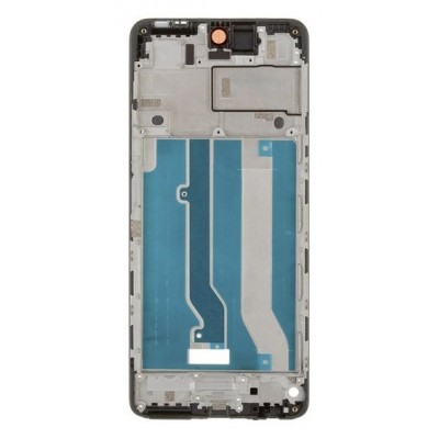 Lcd Frame Middle Chassis For Infinix Hot 30 Black By - Maxbhi Com
