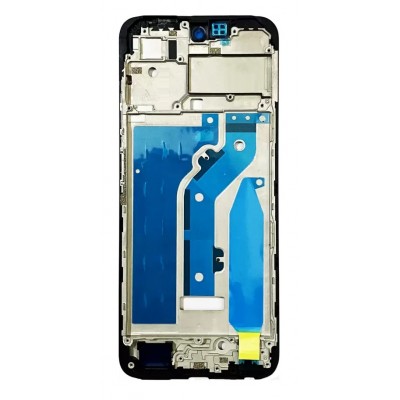 Lcd Frame Middle Chassis For Infinix Hot 30 Play Nfc Black By - Maxbhi Com