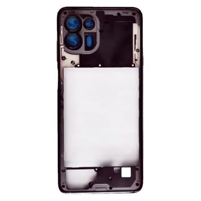 Middle Frame Ring Only For Motorola Edge 20 Lite Black By - Maxbhi Com