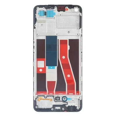 Lcd Frame Middle Chassis For Oppo Reno 5 Lite Black By - Maxbhi Com