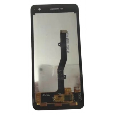 Lcd With Touch Screen For Zte Small Fresh 5 Grey Black By - Maxbhi Com