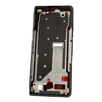 Lcd Frame Middle Chassis For Honor Magic 5 Lite Black By - Maxbhi Com
