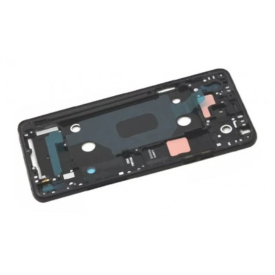 Lcd Frame Middle Chassis For Lg Q8 2018 Blue By - Maxbhi Com