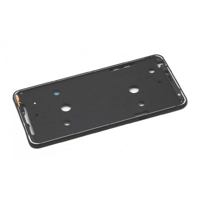 Lcd Frame Middle Chassis For Lg Q8 2018 White By - Maxbhi Com