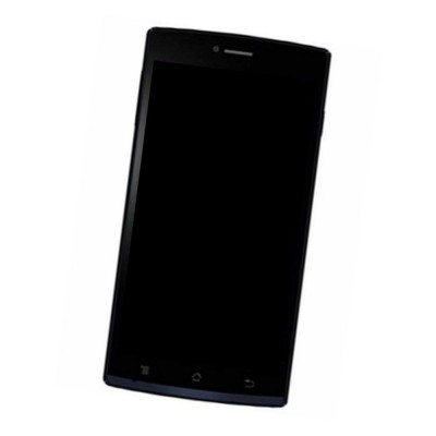 Camera Lens Glass with Frame for Onida i501 Black