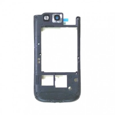 Middle Frame Ring Only For Samsung I9301i Galaxy S3 Neo Black By - Maxbhi Com