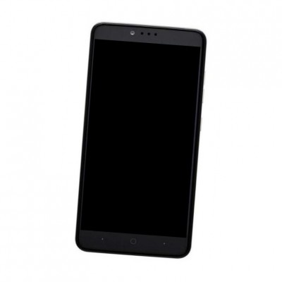 Camera Lens Glass with Frame for ZTE ZMax Pro Black