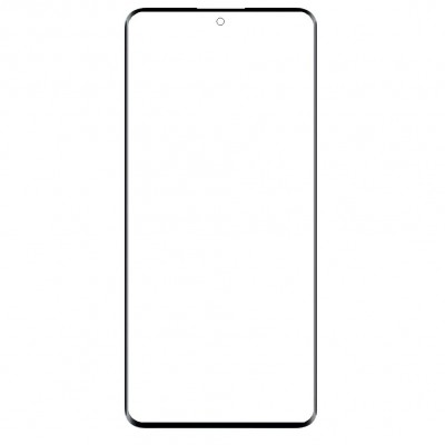Replacement Front Glass For Xiaomi Redmi Note 14 5g Black By - Maxbhi Com