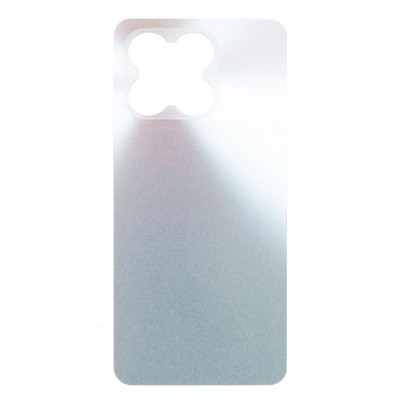 Back Panel Cover For Honor X8a Silver - Maxbhi Com