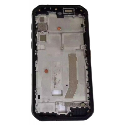 Lcd Frame Middle Chassis For Blackview Bv9900e White By - Maxbhi Com