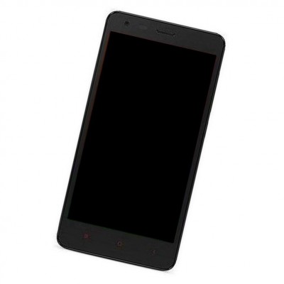 Camera Lens Glass with Frame for Redmi 2 Black