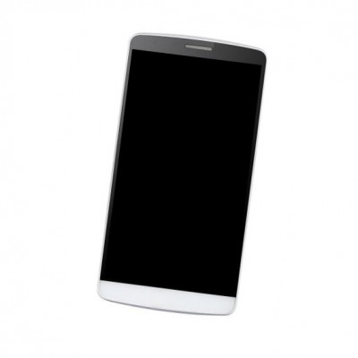 Camera Lens Glass with Frame for LG G3 A F410S Black