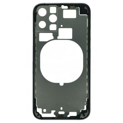 Lcd Frame Middle Chassis For Apple Iphone 11 Pro Black By - Maxbhi Com