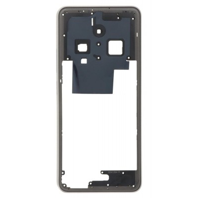 Middle Frame Ring Only For Xiaomi Poco C75 5g Silver By - Maxbhi Com