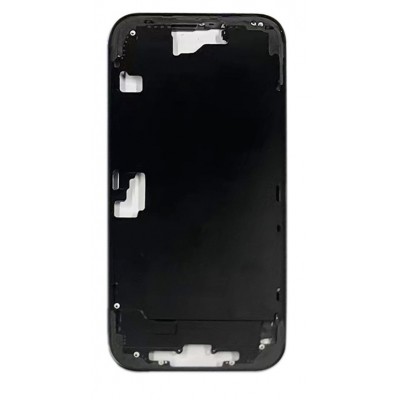 Lcd Frame Middle Chassis For Apple Iphone 16 Black By - Maxbhi Com