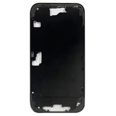 Lcd Frame Middle Chassis For Apple Iphone 16 Plus Black By - Maxbhi Com
