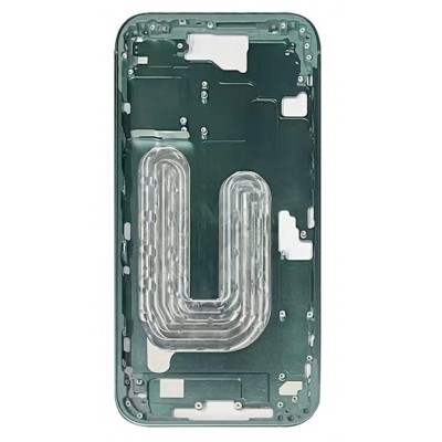 Lcd Frame Middle Chassis For Apple Iphone 16 Plus Green By - Maxbhi Com