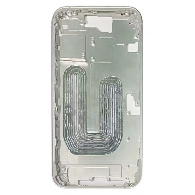 Lcd Frame Middle Chassis For Apple Iphone 16 Plus White By - Maxbhi Com