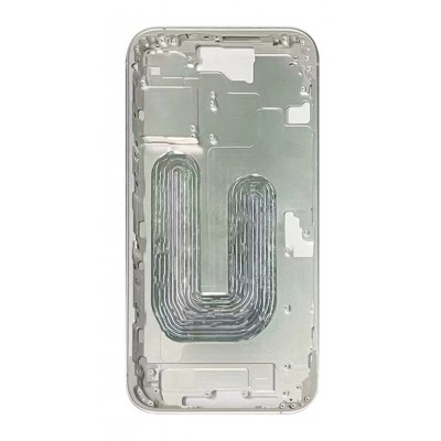 Lcd Frame Middle Chassis For Apple Iphone 16 White By - Maxbhi Com