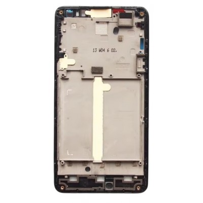 Lcd Frame Middle Chassis For Huawei Ascend G600 White By - Maxbhi Com